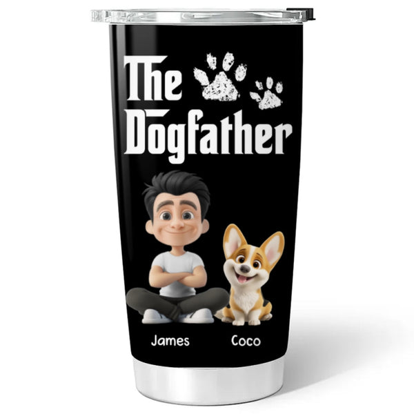 Custom Dog Dad Tumbler