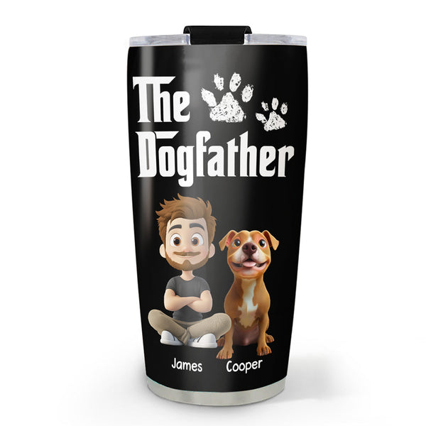 Custom Dog Dad Tumbler